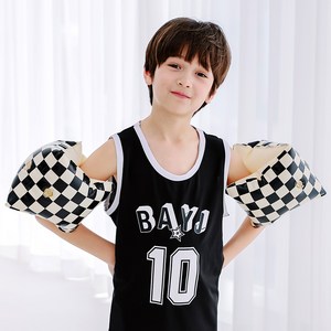 BAYB 체커보드 암링 팔튜브 2p, 블랙, 1개