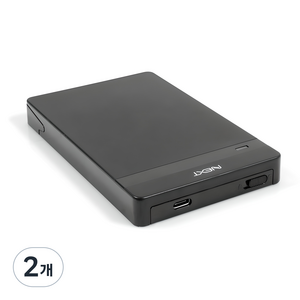 넥스트유 USB3.1 Gen1 TypeC SATA3 노트북용 하드 외장케이스 HDD SSD, NEXT-535TC, 2개