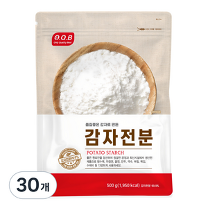 OQB 감자전분, 500g, 30개