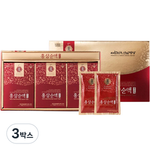 김정환홍삼 홍삼순액 30p, 2.1L, 3박스
