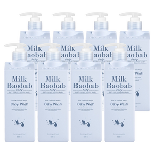 밀크바오밥 베이비 워시 올인원클렌저, 500ml, 8개