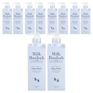 밀크바오밥 베이비 워시, 500ml, 10개
