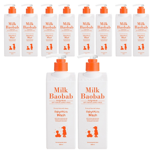 밀크바오밥 베이비앤키즈 바디 워시, 500ml, 10개