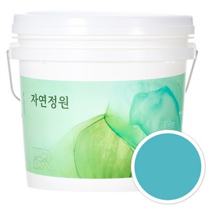 자연정원 친환경 셀프 벽지 규조토 황토 베란다 가구 결로방지 수성페인트, BR035딥스카이블루, 10kg, 1개
