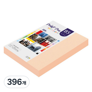 종이문화 프린트프로 두꺼운 칼라복사지 205g No 26 피치, 396개, B5