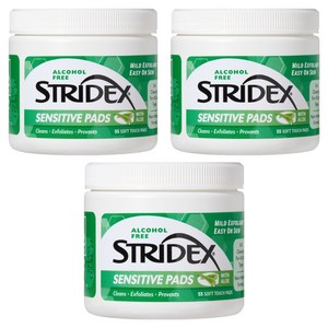 스트라이덱스 센시티브 패드 180g, 55매입, 3개