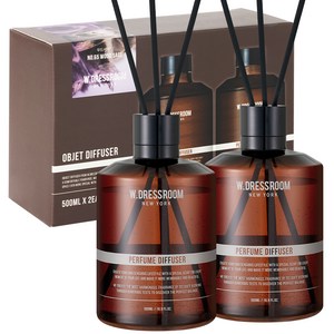 더블유드레스룸 오브제 디퓨저 500ml, 65번 우드세이지, 2개