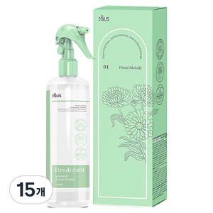 아이앤어스 프리미엄 플로럴멜로디 탈취제 본품, 15개, 150ml