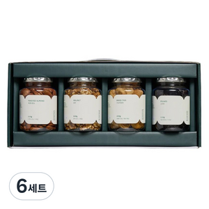 착한습관 견과 앤 건과 4종 선물세트 820g, 6세트