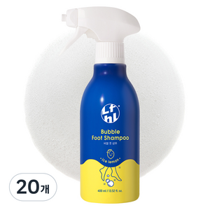 라이프홀릭 버블 풋샴푸 아이스레몬향, 1개입, 20개, 400ml