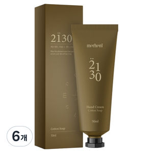 메르헨트 퍼퓸 드 핸드크림 코튼솝향, 6개, 50ml