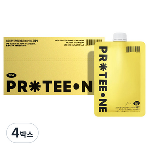 프로티원 단백질 쉐이크 파우치 곡물맛 7p, 280g, 4박스
