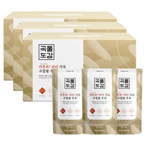 곡물도감 카무트 브랜드밀 함유 귀리 가득 고칼슘 두유, 180ml, 45개
