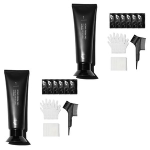 블랙몬스터 다운펌 프로 키트 모든모발용, 120ml, 2개