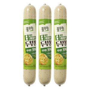 풀무원 더커진 야채쏙 두부봉 어육소시지, 3개, 300g
