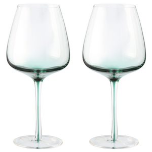 메종오브제 시에르 그라데이션 크리스탈 버건디 와인잔 그린, 640ml, 2개