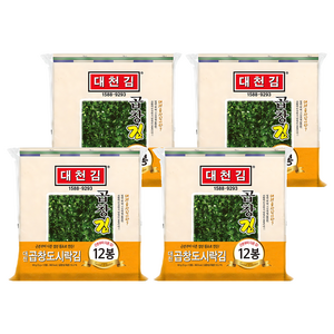 대천김 곱창 도시락김 C796-K, 5g, 48개