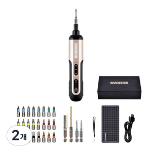 WORX 충전 스크류 드라이버 4V WX240.3, 2개