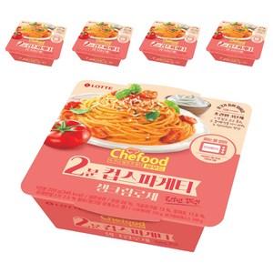 쉐푸드 2분 컵스파게티 생크림로제, 220g, 5개