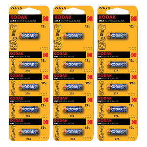 코닥 MAX 27A(MN27) 12V 알카라인 특수건전지, 5개입, 3개