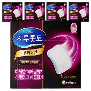유니참 시루콧토 후키토리코튼 화장솜, 32매입, 5개