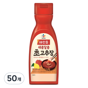 해찬들 새콤달콤 초고추장, 300g, 50개