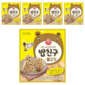 오뚜기 밥친구 불고기, 36.3g, 5개