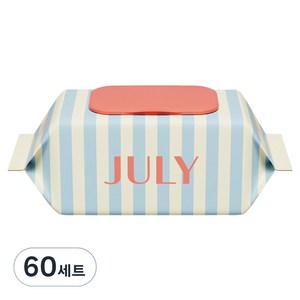 줄라이 유아용 클린브리즈 물티슈 캡형, 60세트, 100매, 55g