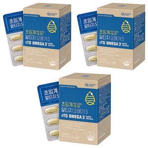 대상웰라이프 초임계 알티지 오메가3 30.9g, 30정, 3개
