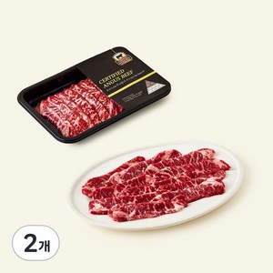 써티파이드앵거스비프 미국산 CAB 앵거스 꽃갈비살(냉장), 150g, 2개