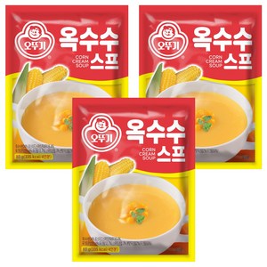 오뚜기 옥수수스프, 80g, 3개