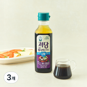 피그인더가든 저당 발사믹 드레싱, 280g, 3개