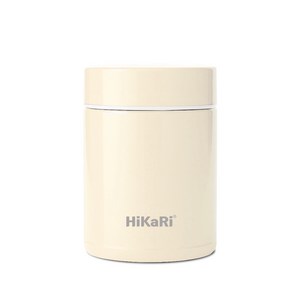 HiKaRi 미니 죽통 푸드자, 아이보리, 200ml, 1개