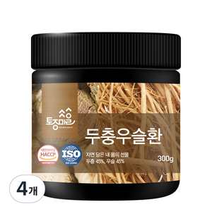 토종마을 국산 두충우슬환, 4개, 300g