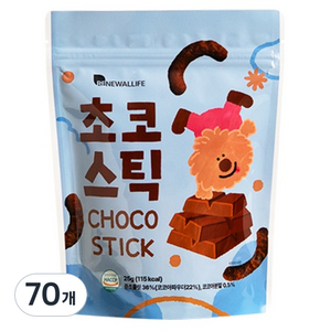 또또맘 초코스틱 현미과자, 25g, 70개, 초코맛