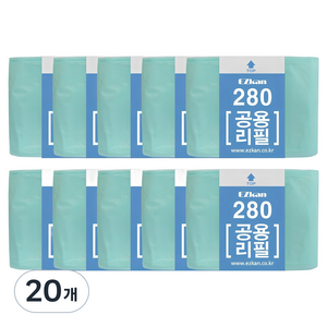 이지캔 매직 공용 리필 280 쓰레기봉투, 27L, 20개