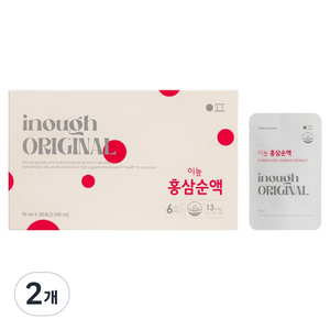 이높 경방신약 6년근 홍삼순액 30p, 2개, 2.1L