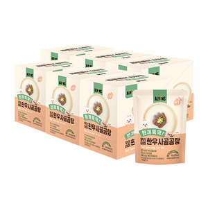 엘빈즈 한끼뚝딱 우리아이 한우 사골곰탕, 150g, 42개
