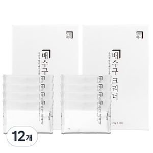 살림백서 배수구클리너, 600g, 12개