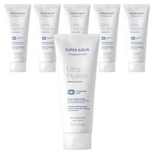 미샤 수퍼 아쿠아 울트라 히알론 클렌징 크림, 200ml, 6개