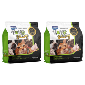 테비토퍼 고양이 일묘일닭 골드라벨 간식 50p, 닭가슴살, 1.1kg, 2개