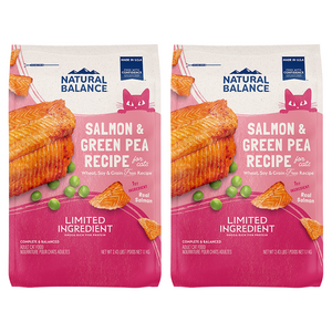 내추럴발란스 고양이 어덜트 LI 레시피 건식사료, 연어+완두콩, 1.1kg, 2개