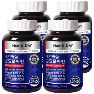 뉴트리디데이 프리미엄 콘드로이친, 90정, 4개