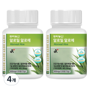 두리농산 알로밀 알로에, 72g, 4개