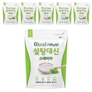 설탕대신 스테비아 에리스리톨 설탕, 400g, 6개