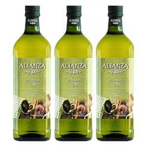 알리안자 아보카도 오일, 3개, 1L