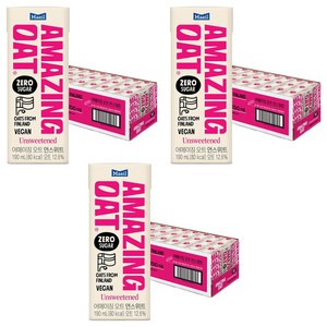 어메이징오트 언스위트 귀리 음료, 190ml, 72개