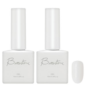 아이빛 베러톤 누드 스킨 시럽 젤네일, BT-100 누드화이트, 10ml, 2개