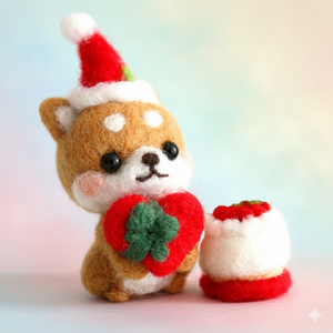 아트조이 DIY 양모펠트 키트, 1세트, 새해 선물 강아지