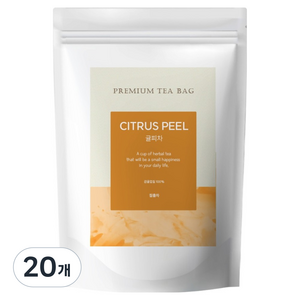 유리아 국내산 귤피차 삼각티백, 20개, 30개입, 1.2g